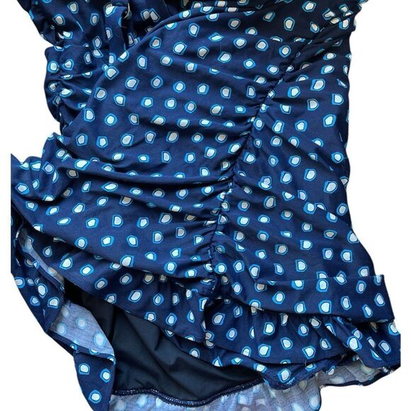 Coco Reef Blue Patterned Bikini Top - Picture 5 of 8